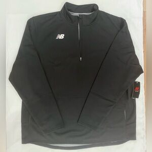 NWT New Balance Men’s Thermal Half Zip Top Shirt TMMT725 Size 3XL BLACK